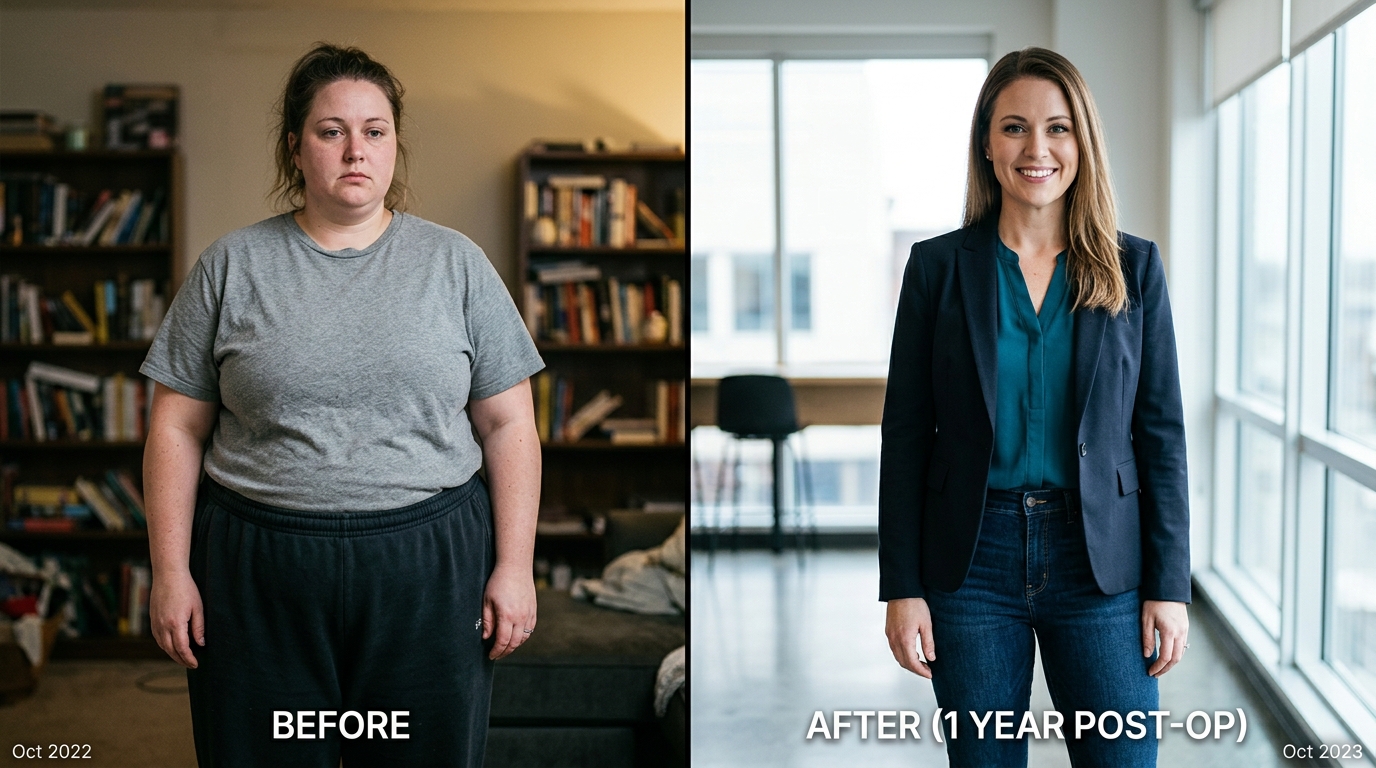 Bariatric Gastric Sleeve Before and After 1