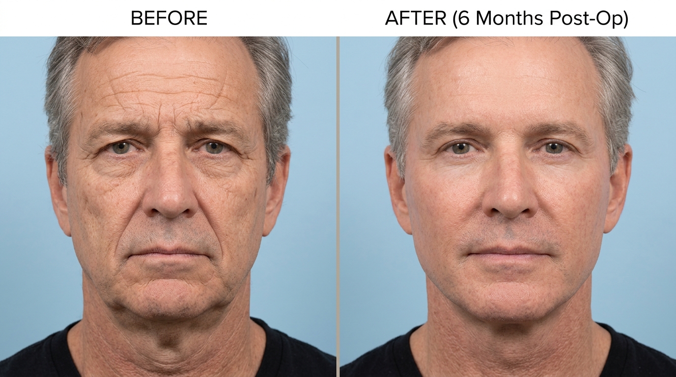 Surgical Brow Lift Before and After 2